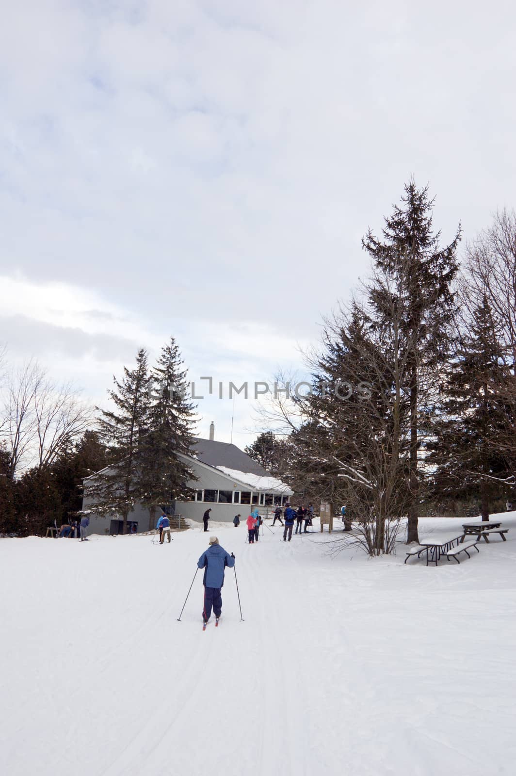 Ski chalet in one of Ontario park