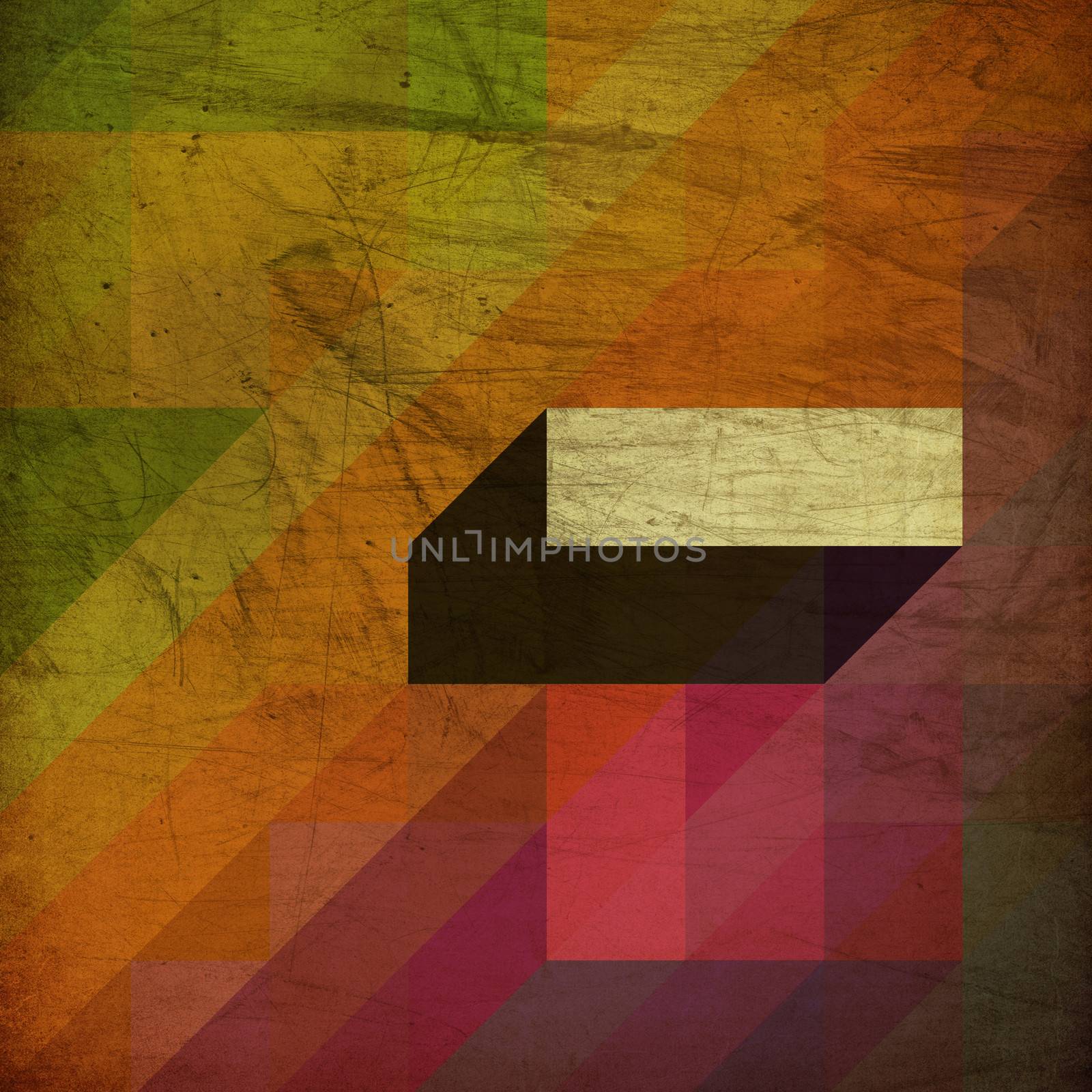 Grunge background with diagonal shapes and space for text. by pashabo