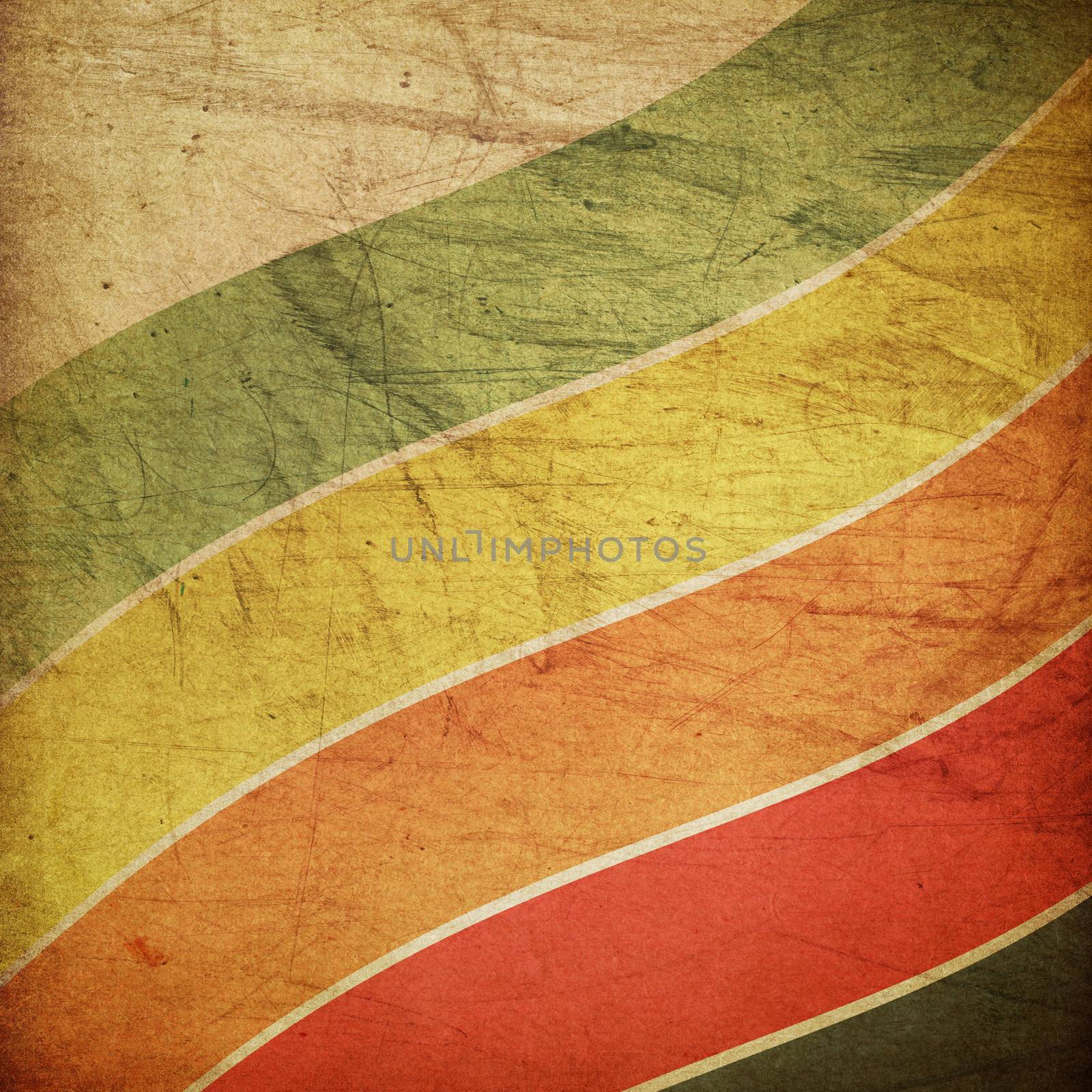 Vintage grunge colorful lines background. by pashabo
