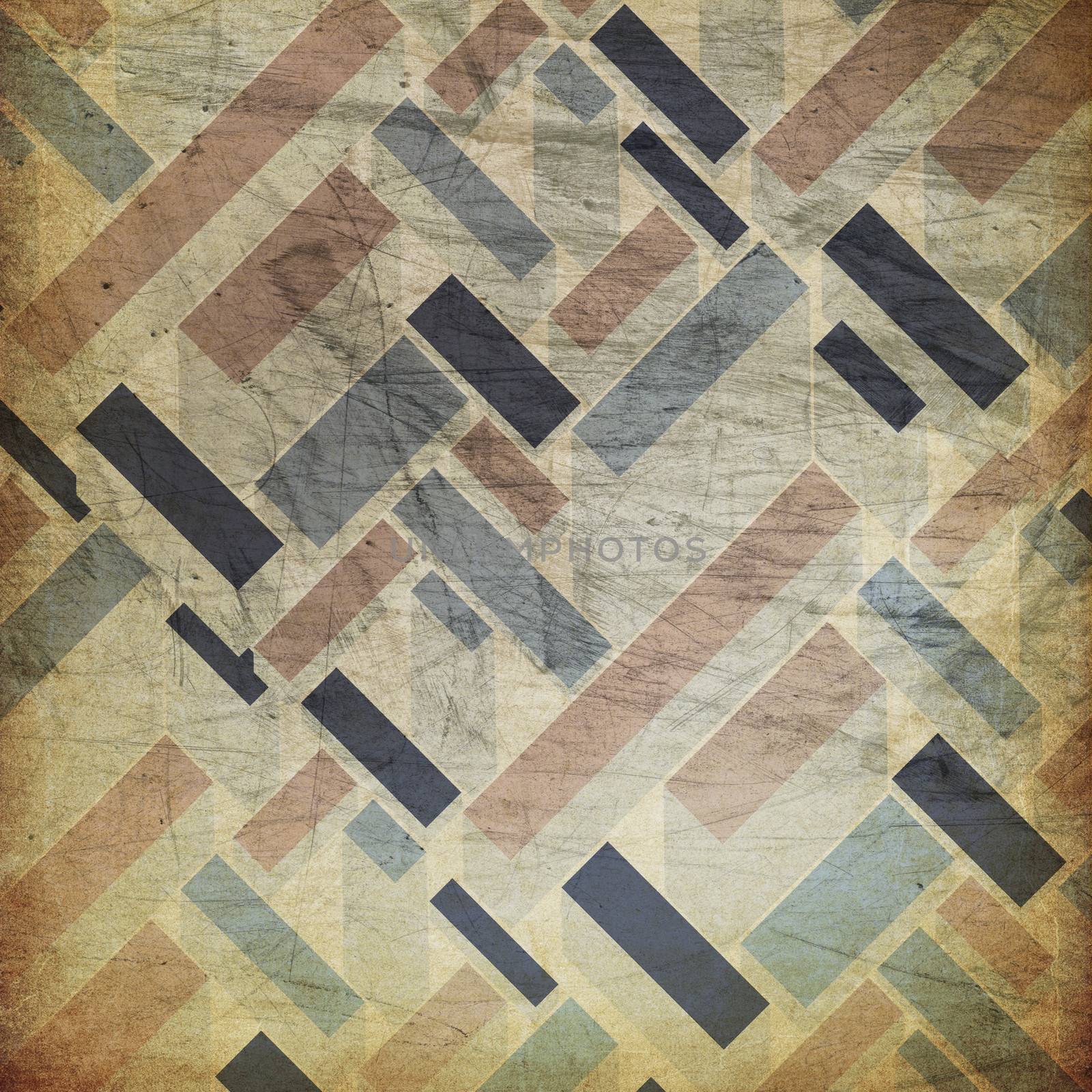 Retro rectangles background by pashabo