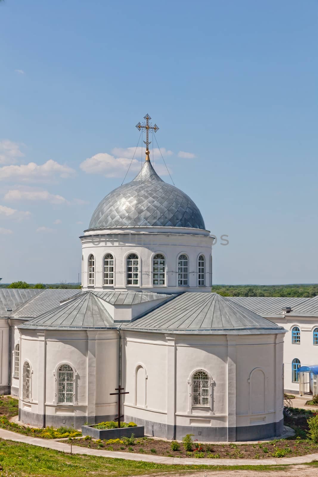 Divnogorsky Sacred Uspensky man's monastery in the summer