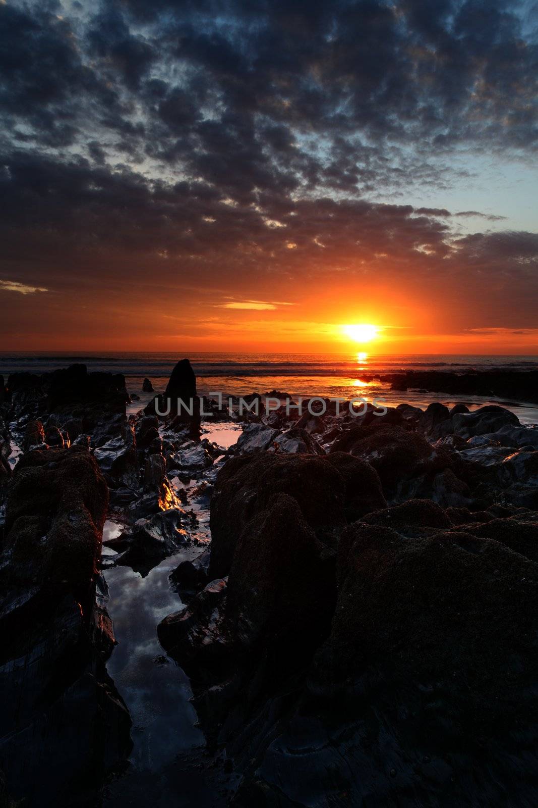 Sunset Woolacombe   North  Devon coast by olliemt