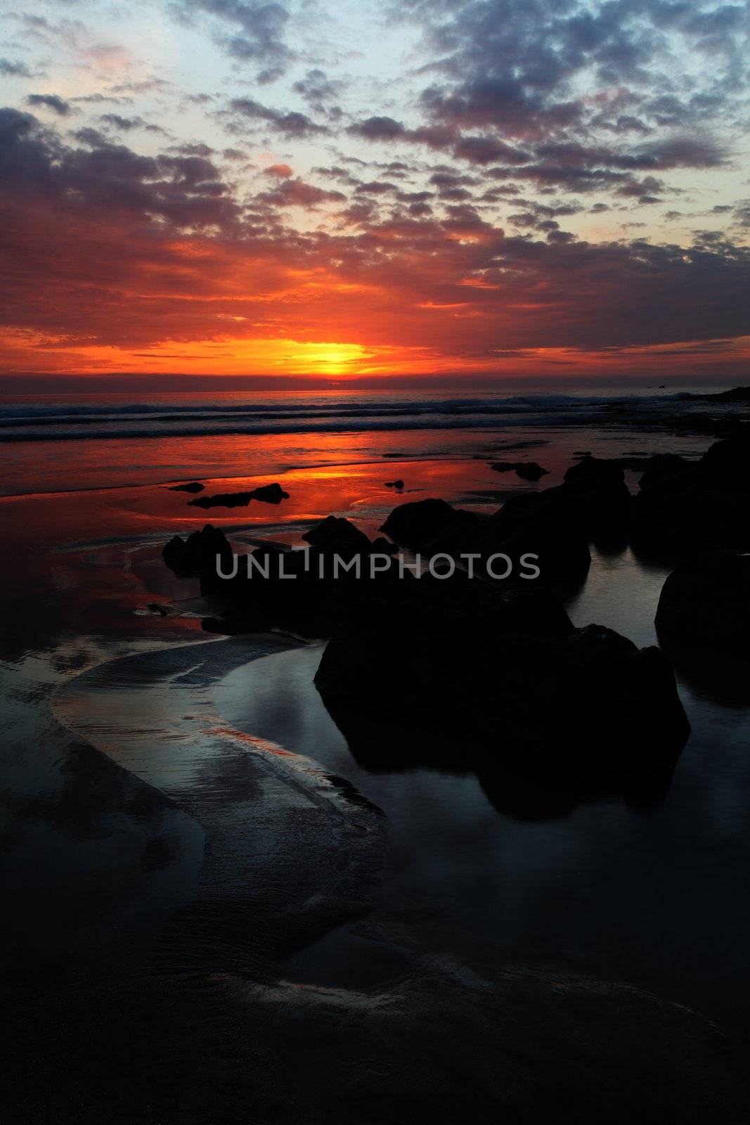 Sunset Woolacombe   North  Devon coast by olliemt