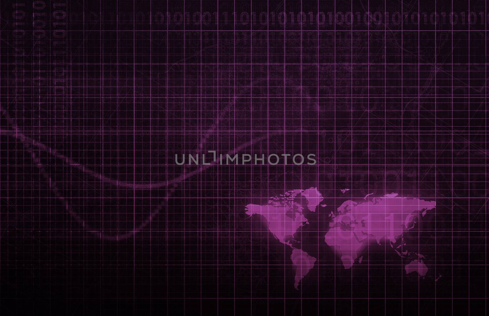 Digital Background Internet Concept as a Art