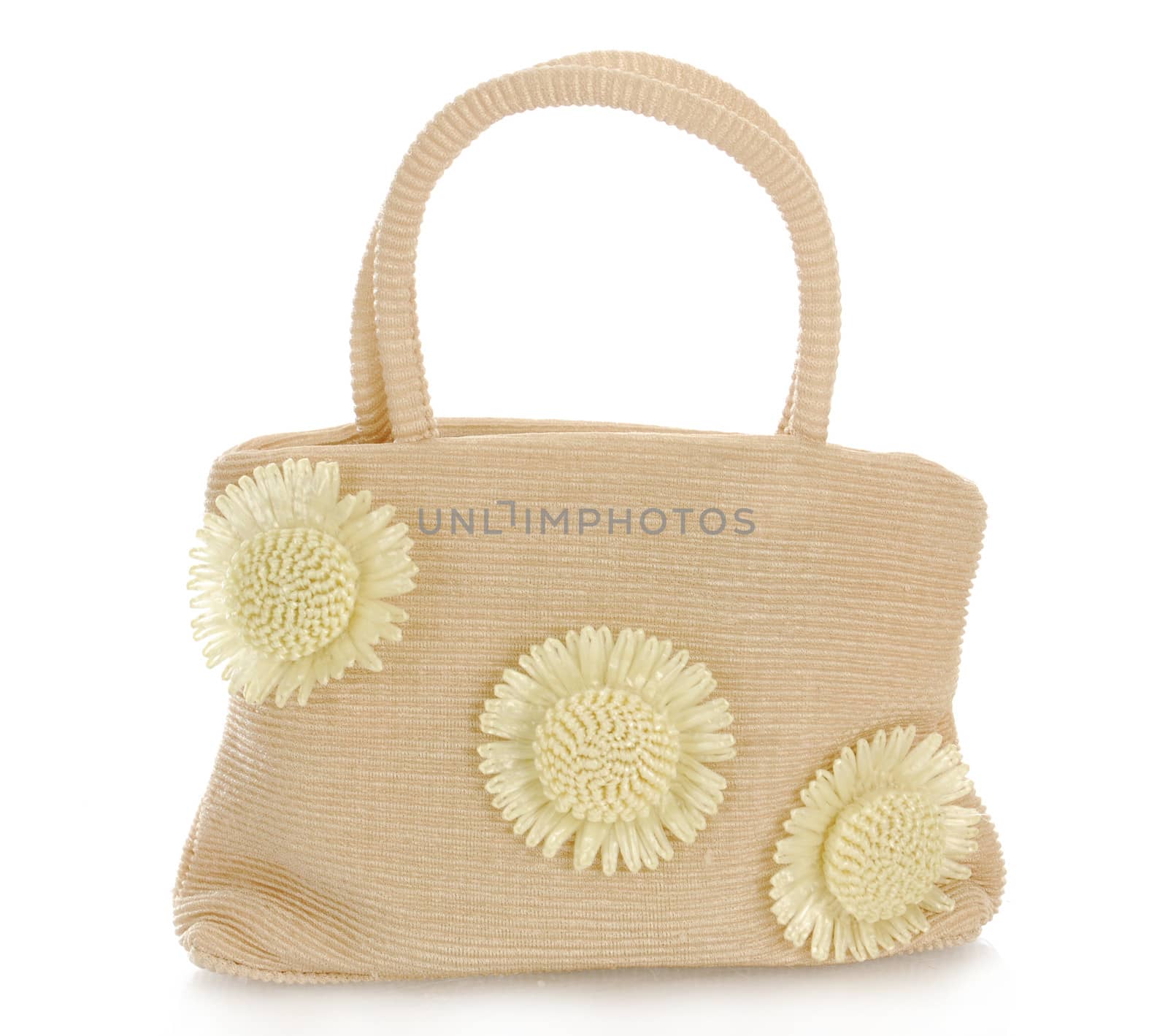 beach bag isolated on white background