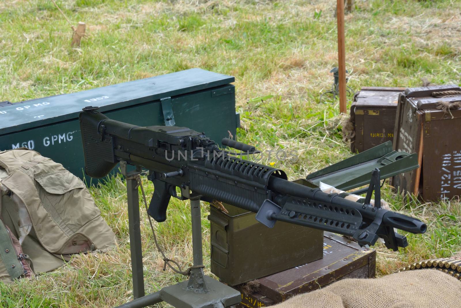 War time machine gun