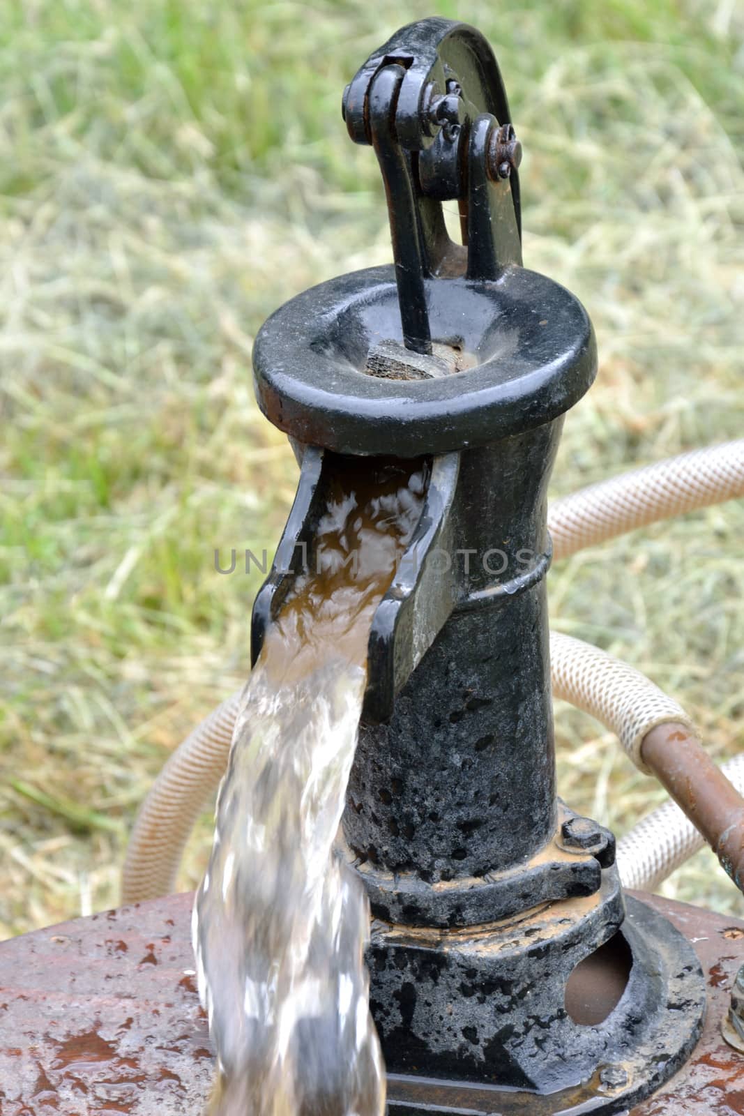 Black iron water pump