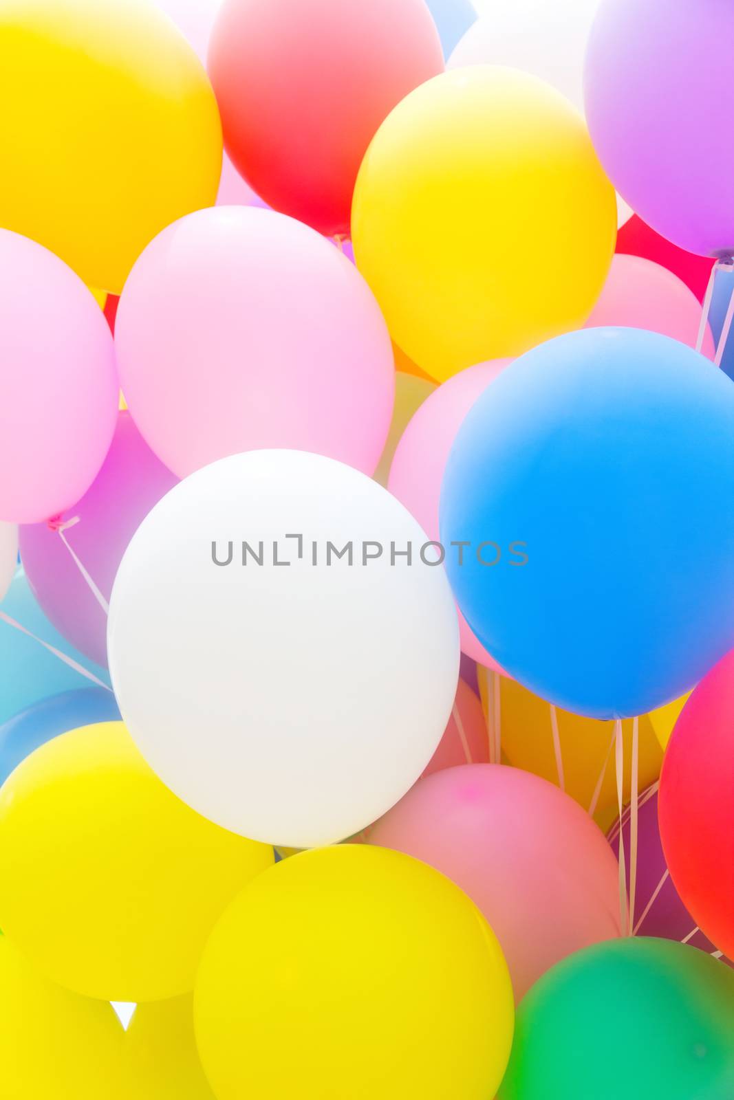 Multicolored Balloon Background by ponsulak