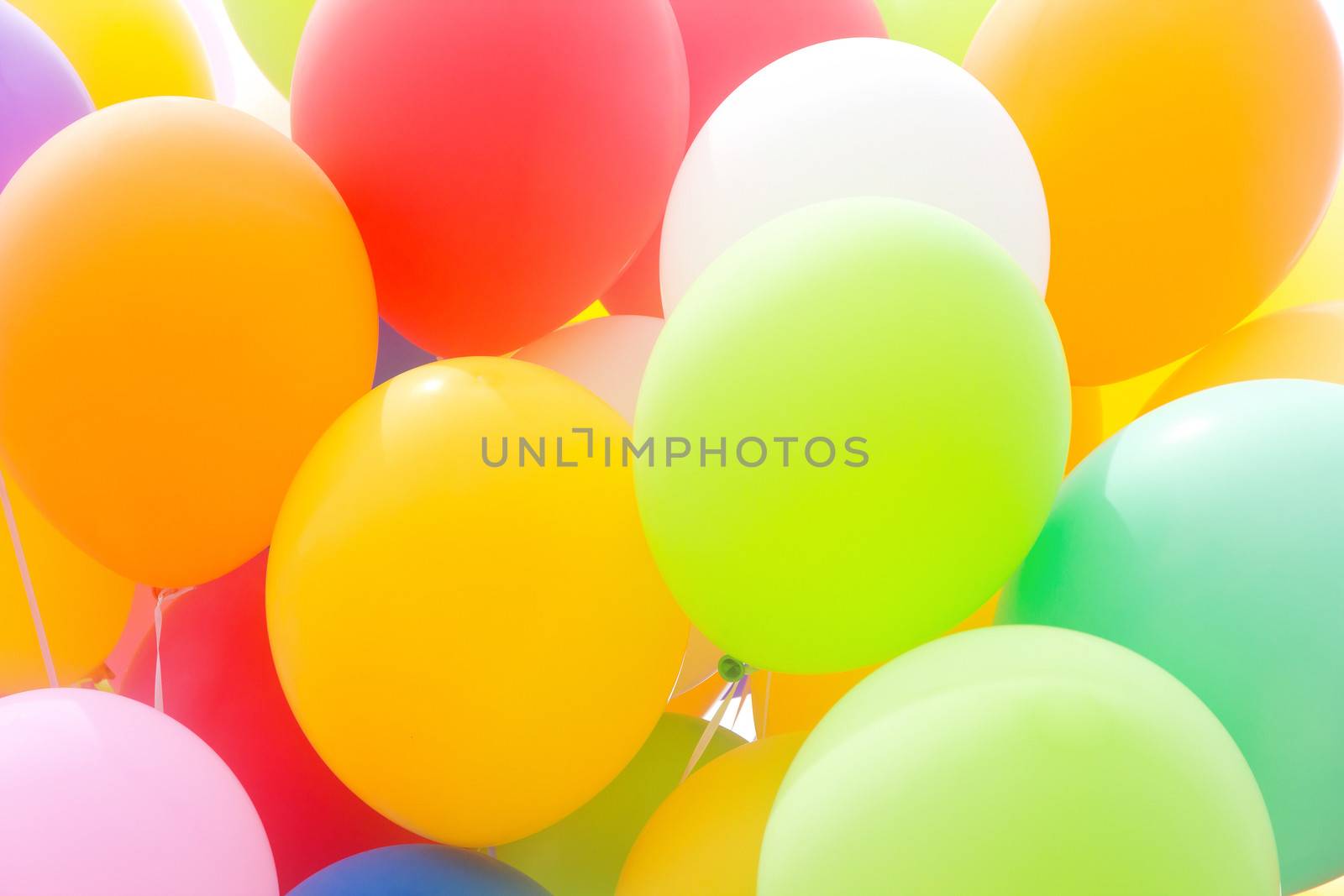 Multicolored Balloon Background