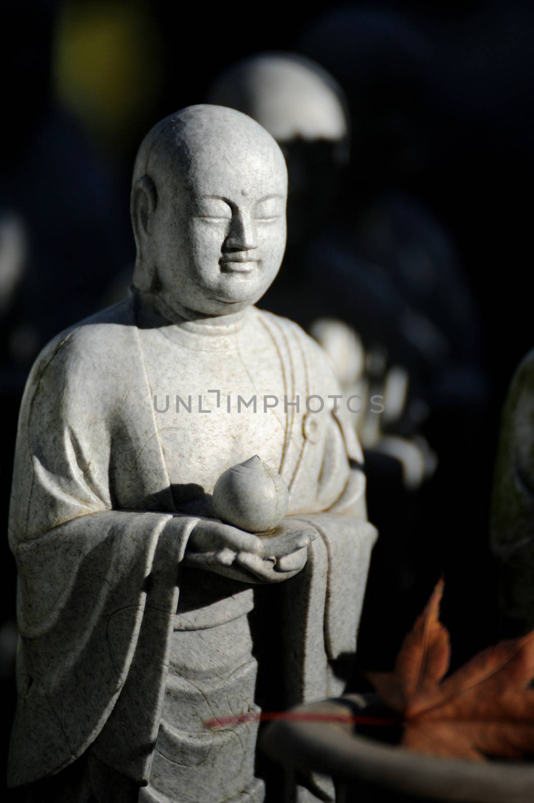 Jizo statue in Enoshima, Japan