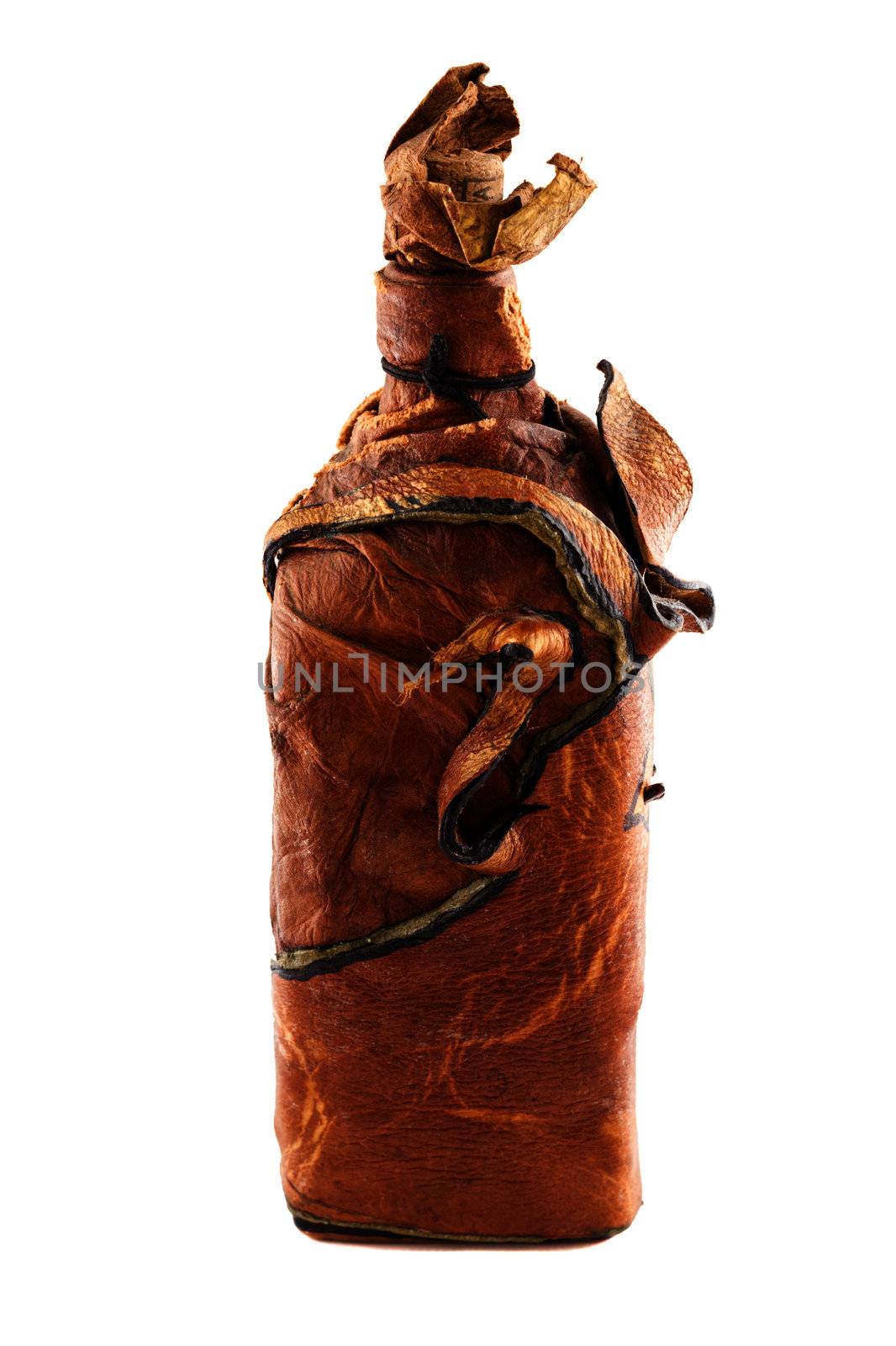 A bottle of skin on a white background in high resolution