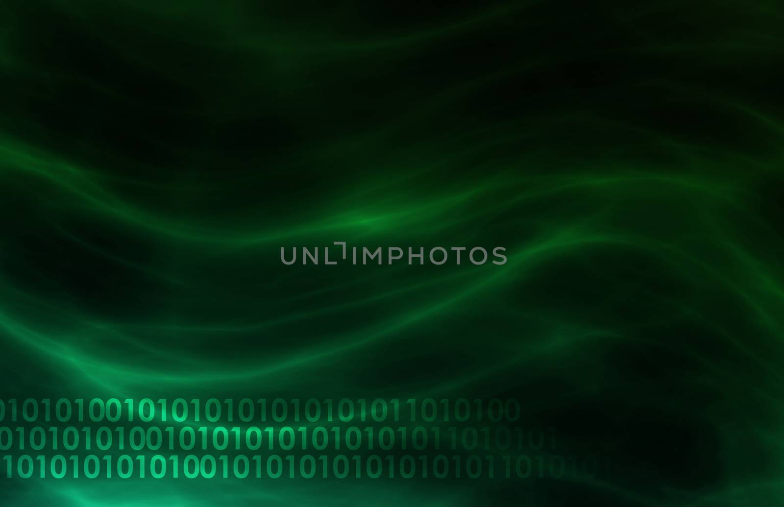 Science Technology Data as a Abstract Art