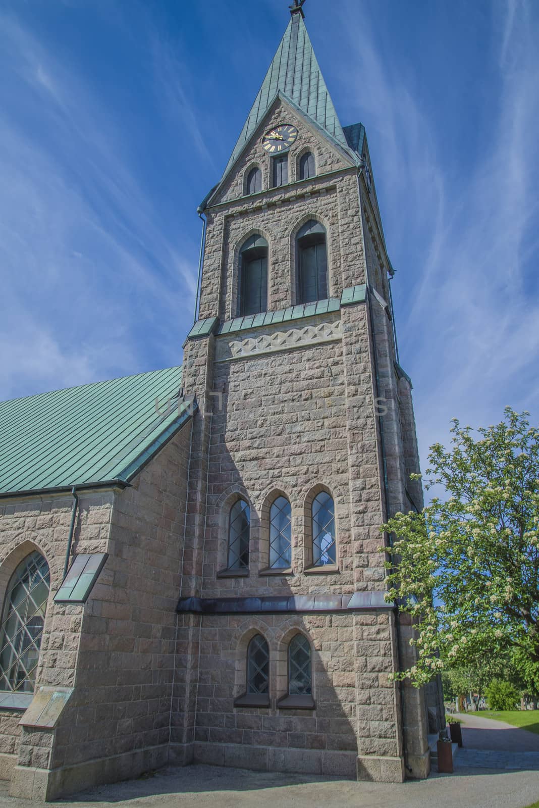 The church in the Gothic Revival style was built in granite and opened in 1892. Grebbestad is a locality situated in Tanum Municipality, V��stra G��taland County, Sweden.