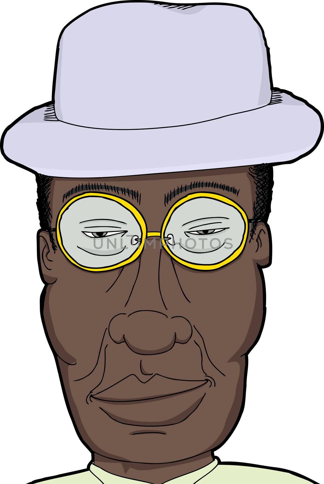 Black Man with Glasses by TheBlackRhino