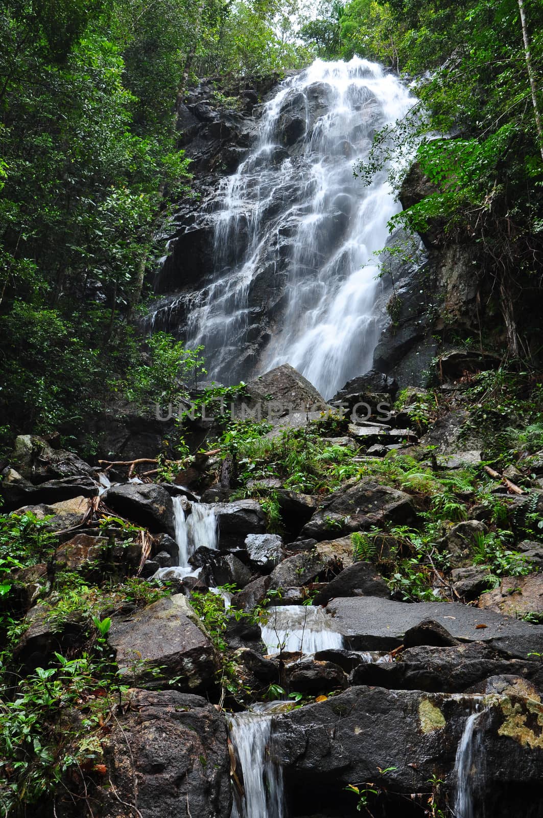 Beautiful waterfall at Phaghan Island