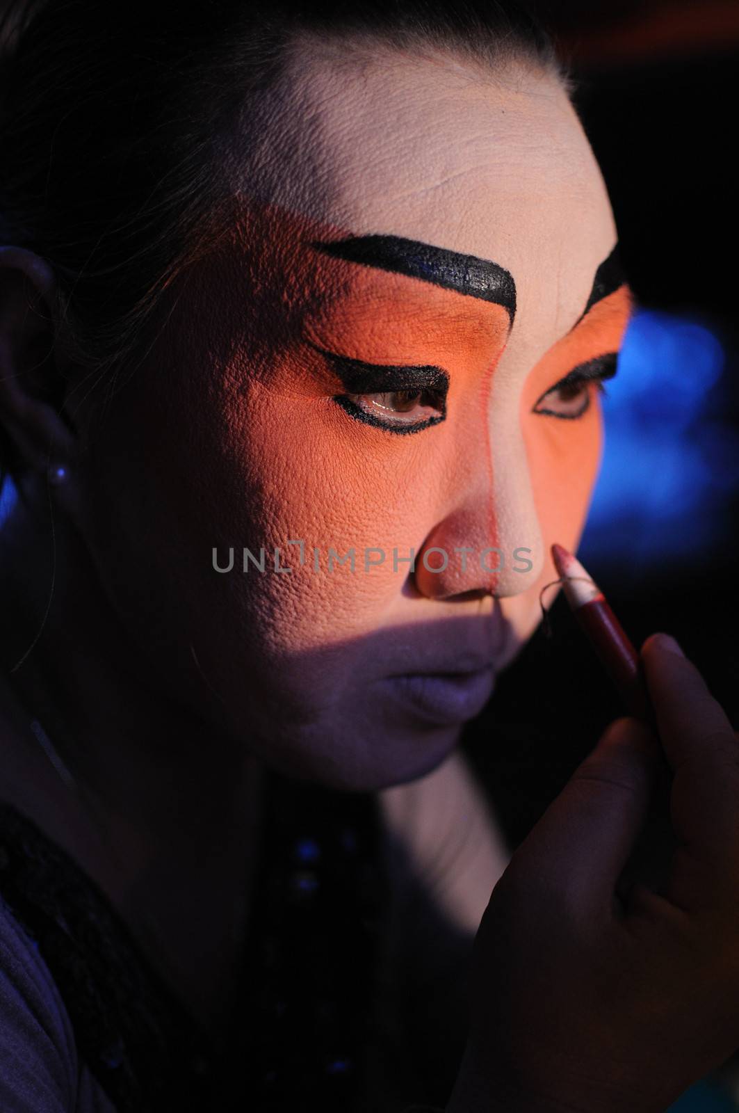 Chinese Opera make up by letoakin