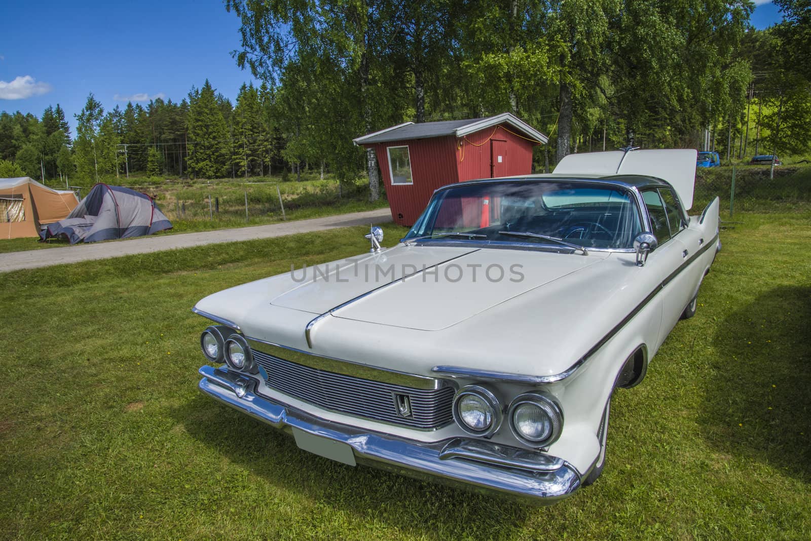 1961 Chrysler Imperial. The image is shot by Dawn at the Farm in Halden, Norway