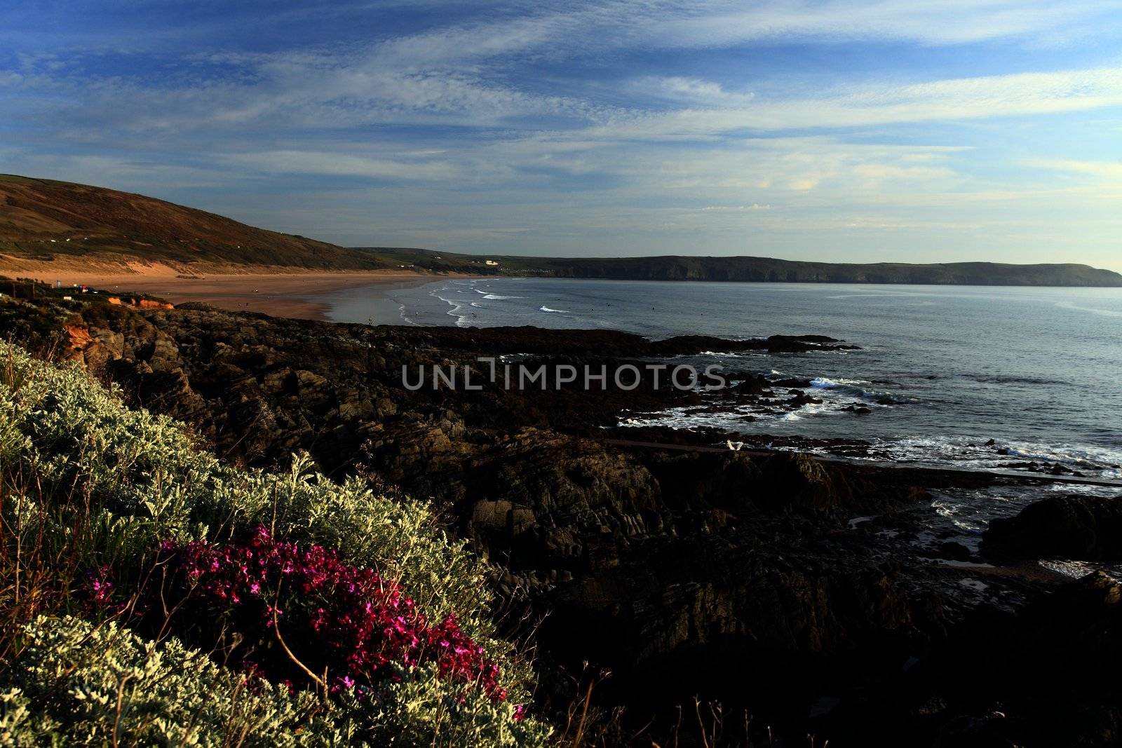 Woolacombe  North  Devon coast by olliemt