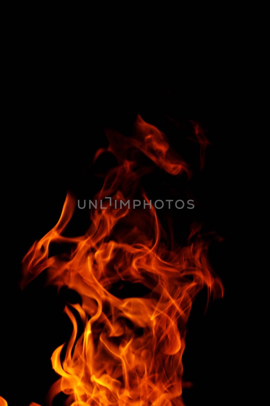 fire on black background by NagyDodo