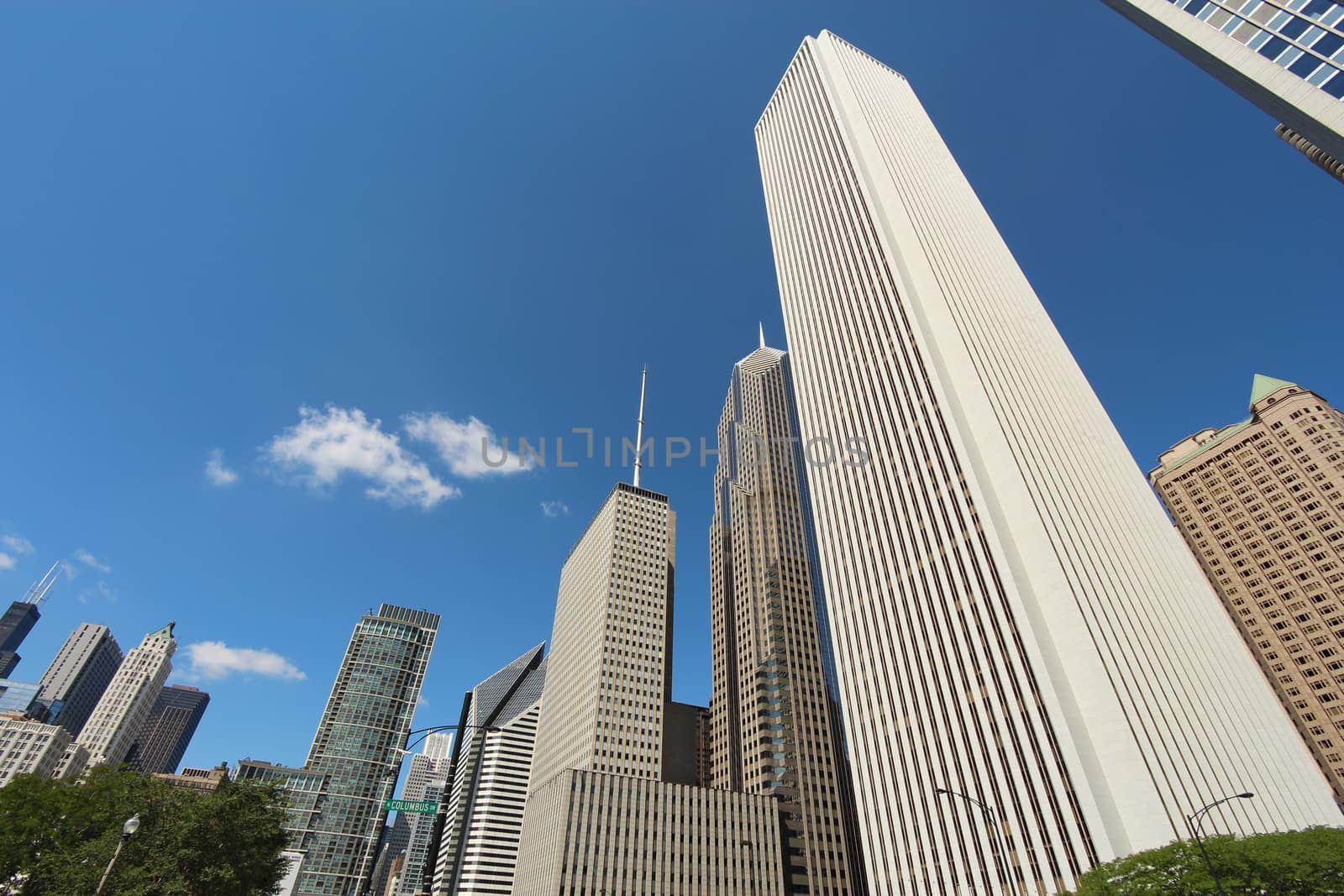 Skyscrapers in downtown Chicago, Illinois by sgoodwin4813