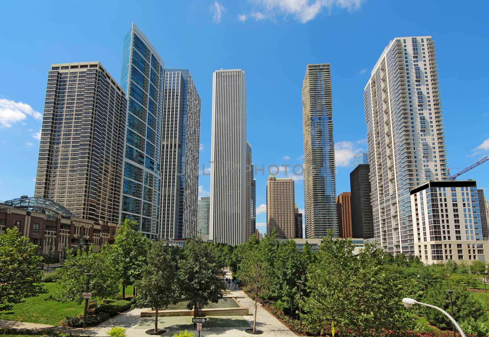 Skyscrapers in downtown Chicago, Illinois by sgoodwin4813