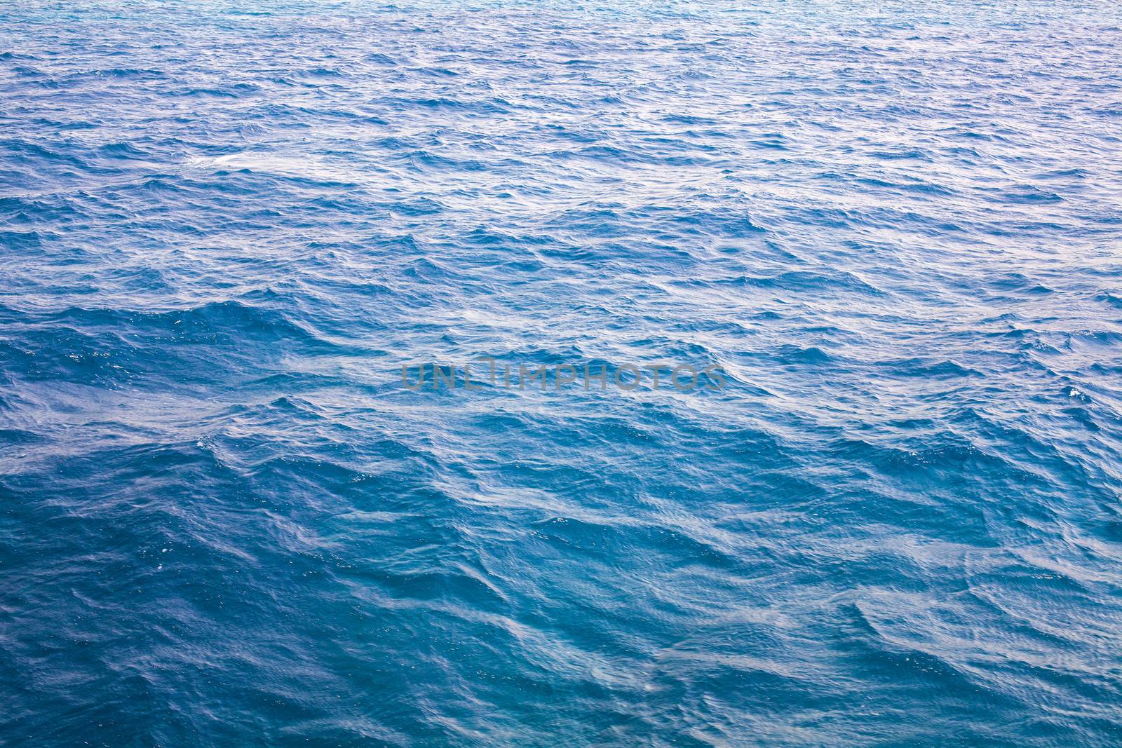 photograph of the surface of the sea