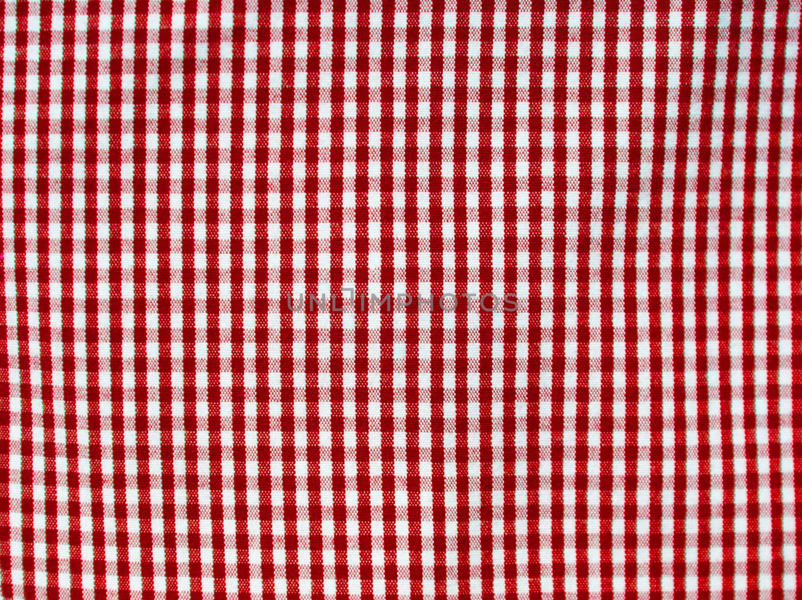 Red square fabric pattern for background