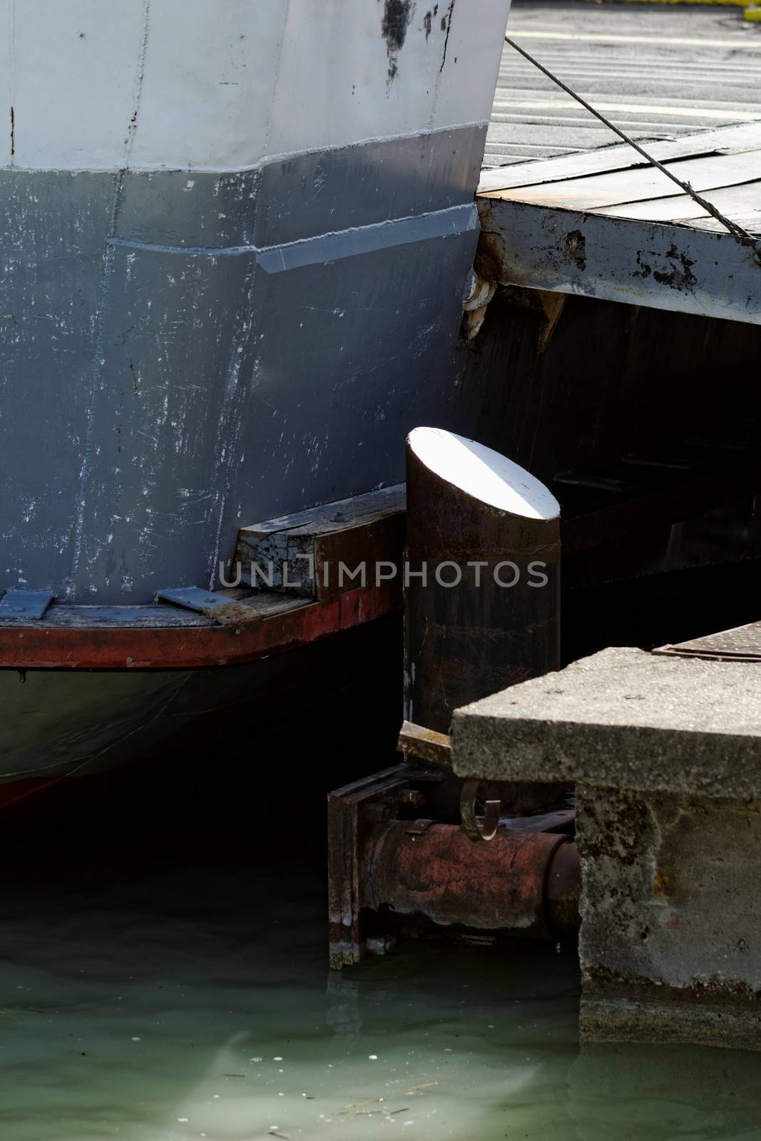 Ferry in the harbor by NagyDodo