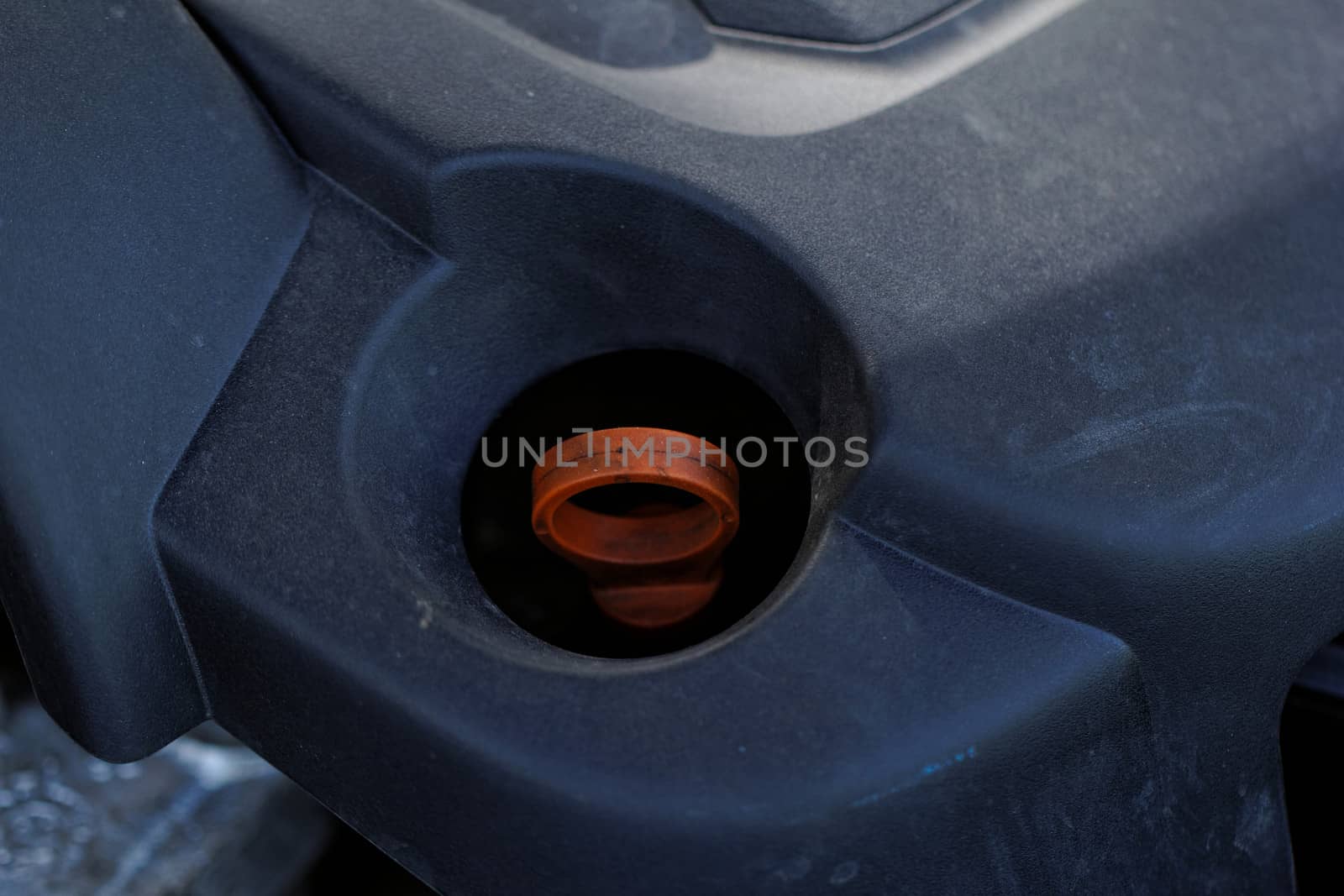 detail of car engine oil by NagyDodo