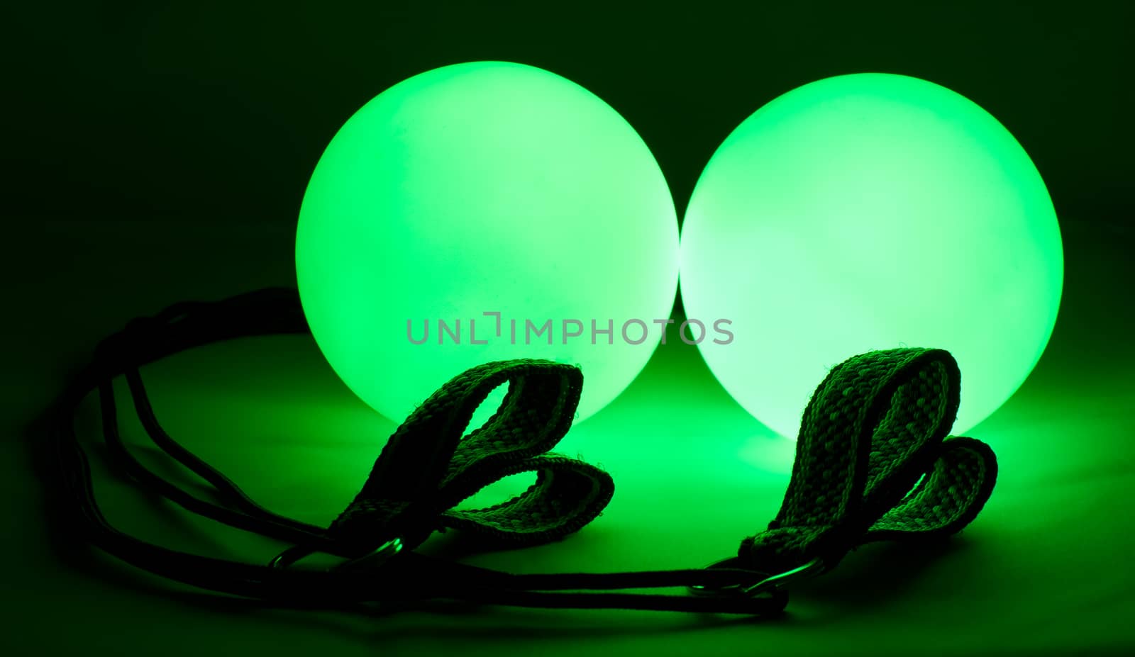 luminous poi - equipment for juggling  by Marina_Po