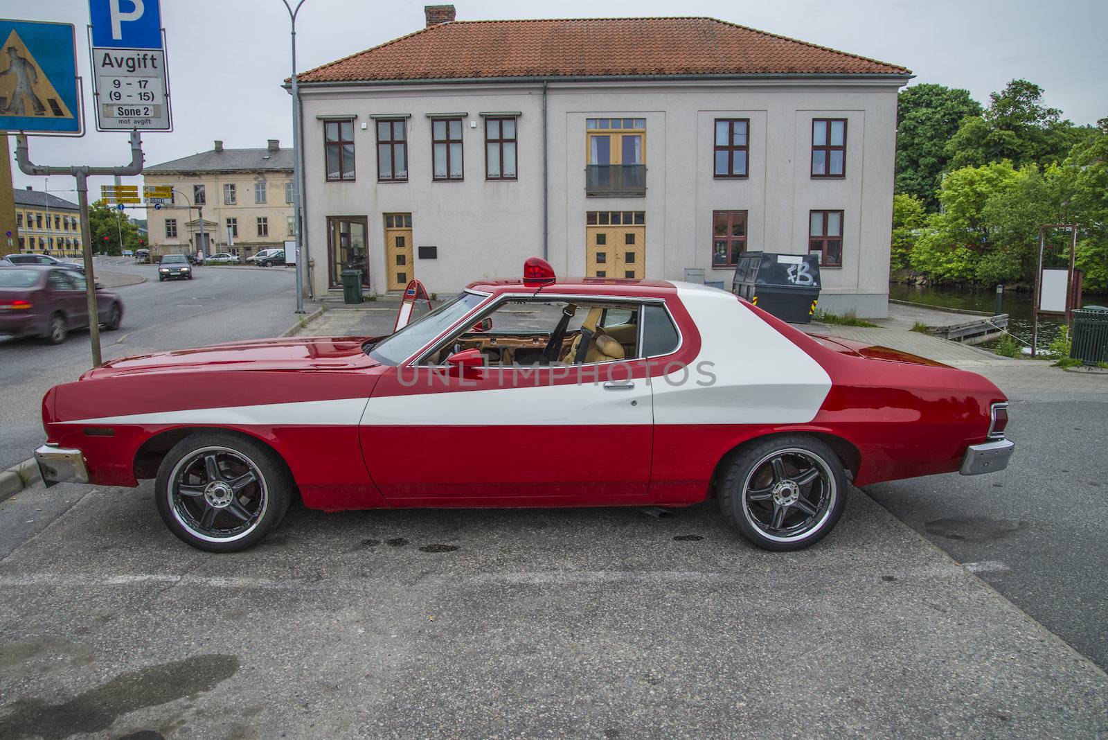 classic amcar, ford gran torino 1974 by steirus