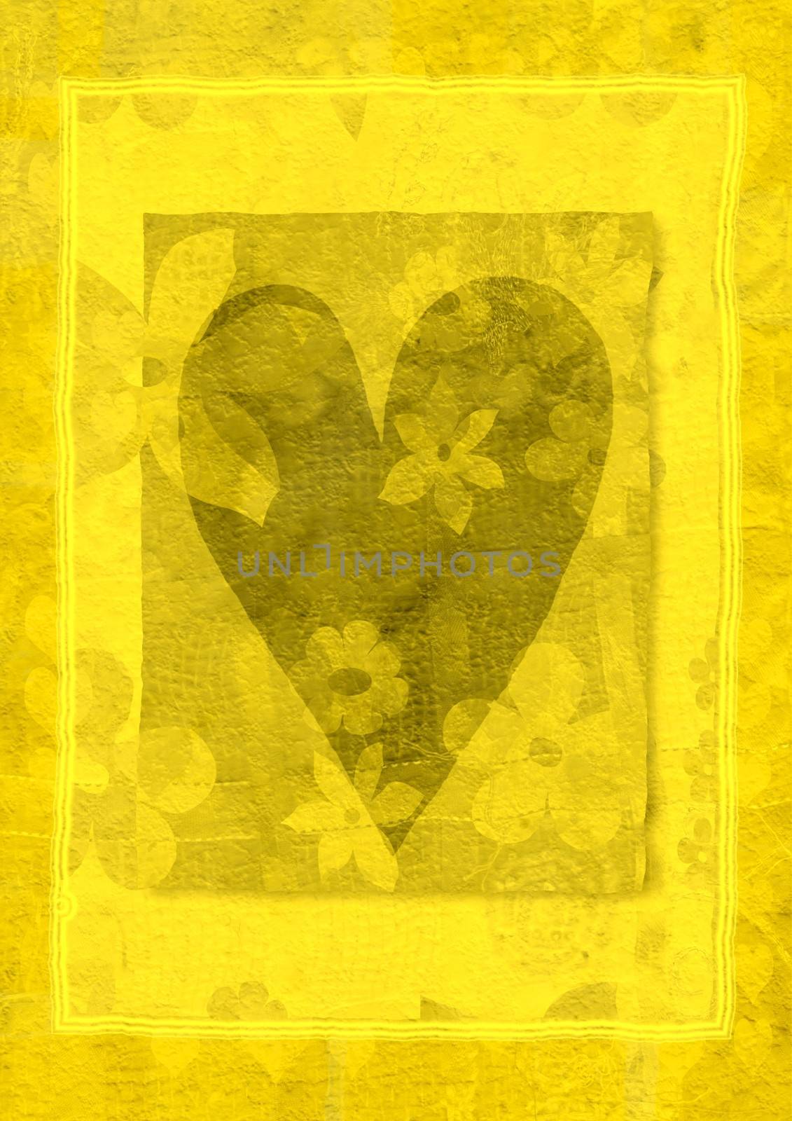 Heart, greeting card for Valentine's Day