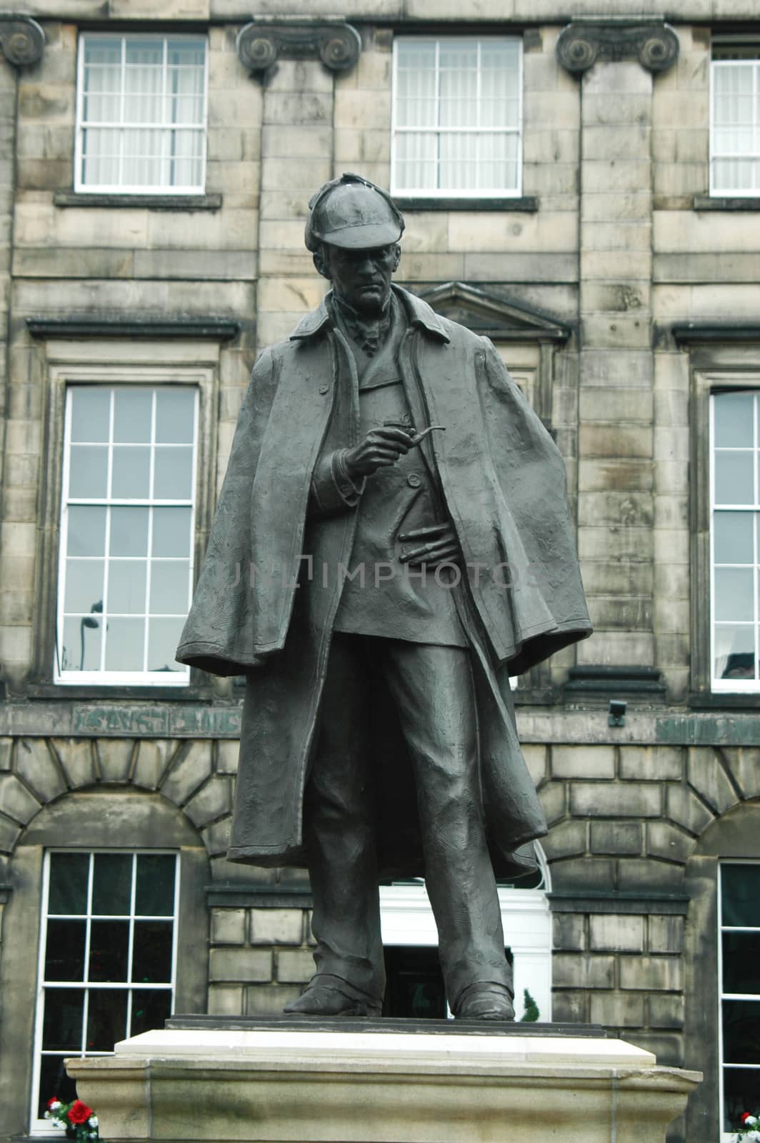 Monument dedicated to Arthur Conan Doyle in Edinburgh, Scotland