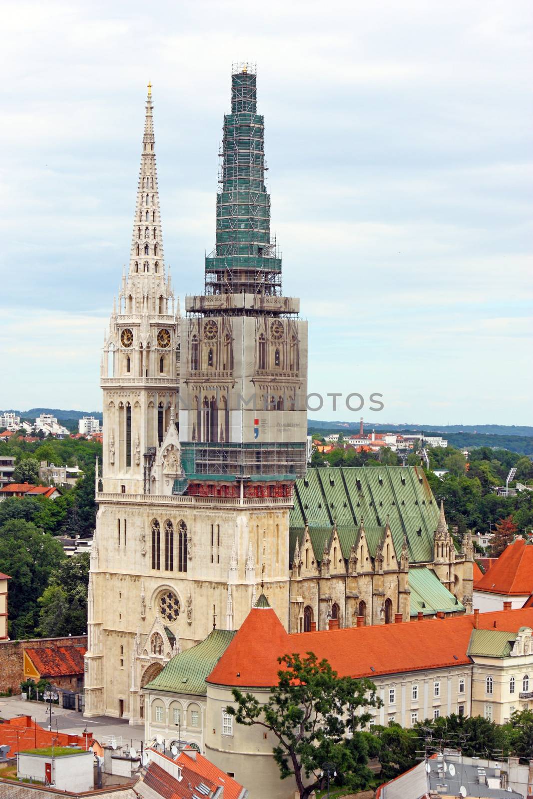 Cathedral of Assumption of the Blessed Virgin Mary in Zagreb, Croatia