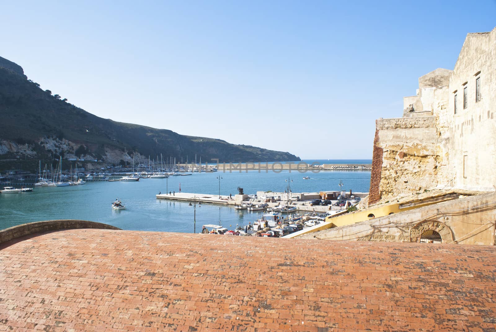 view of Castellammare del Golfo. Sicily