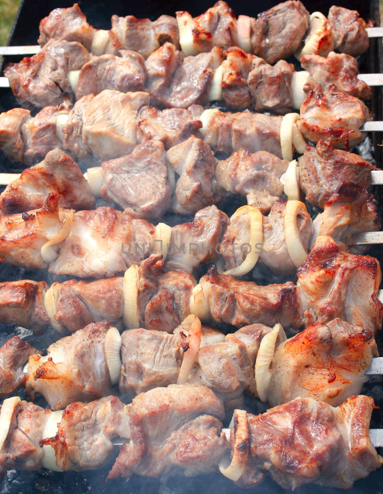 Shashlik on spit by frenta