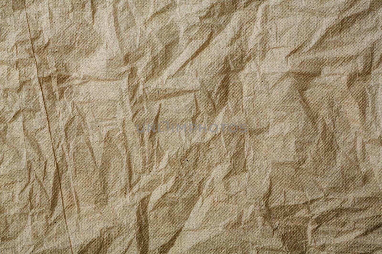 Crumpled grey color tissue paper