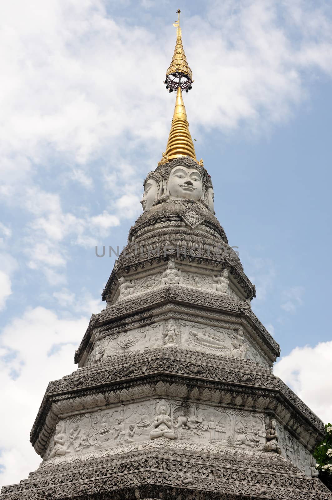 Ancient buddhist wat in Thailand