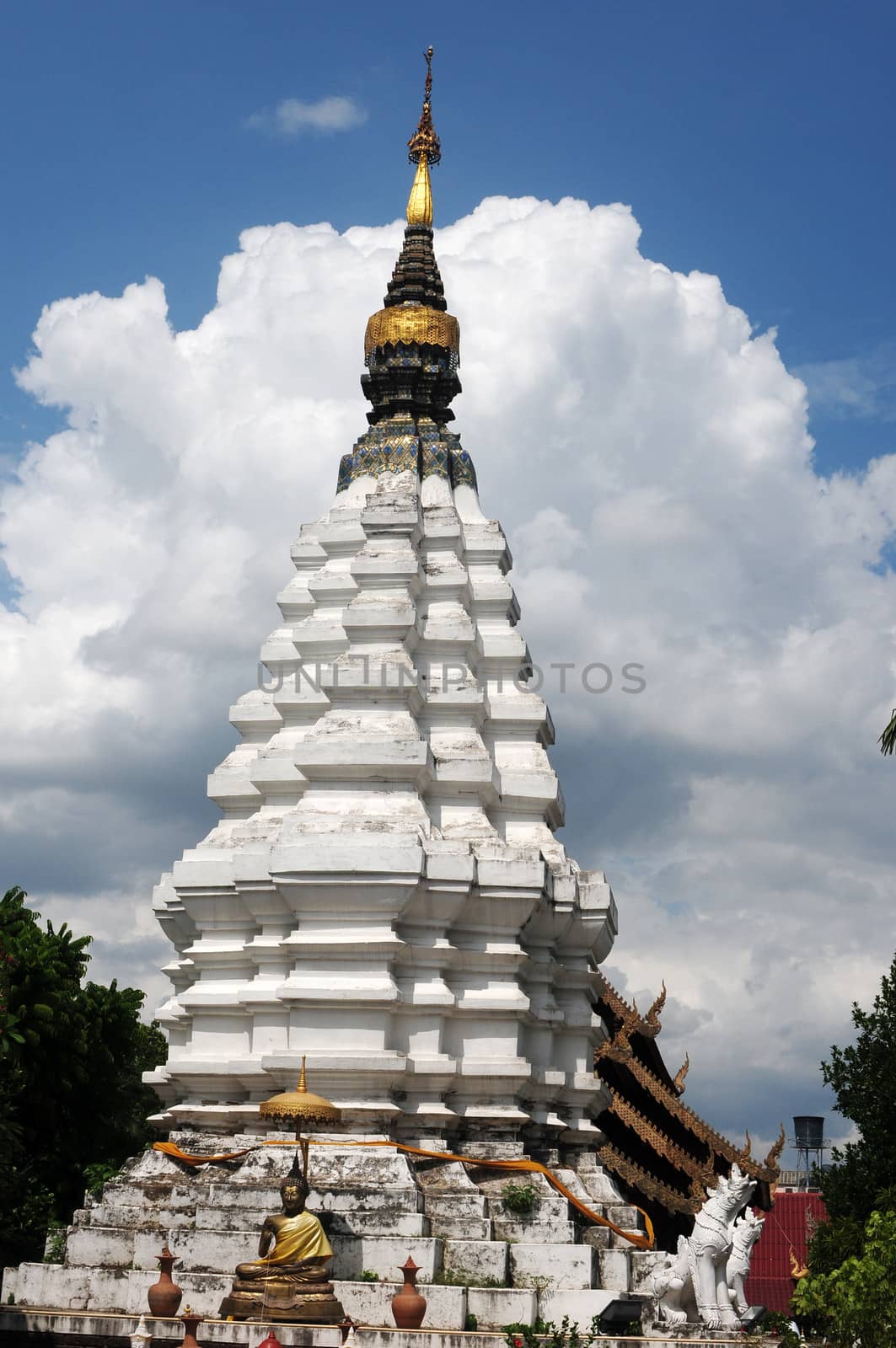 Ancient buddhist wat in Thailand