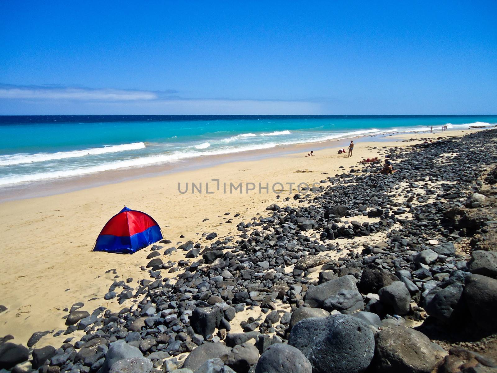 Beach in the south of Fuerteventura, Spain