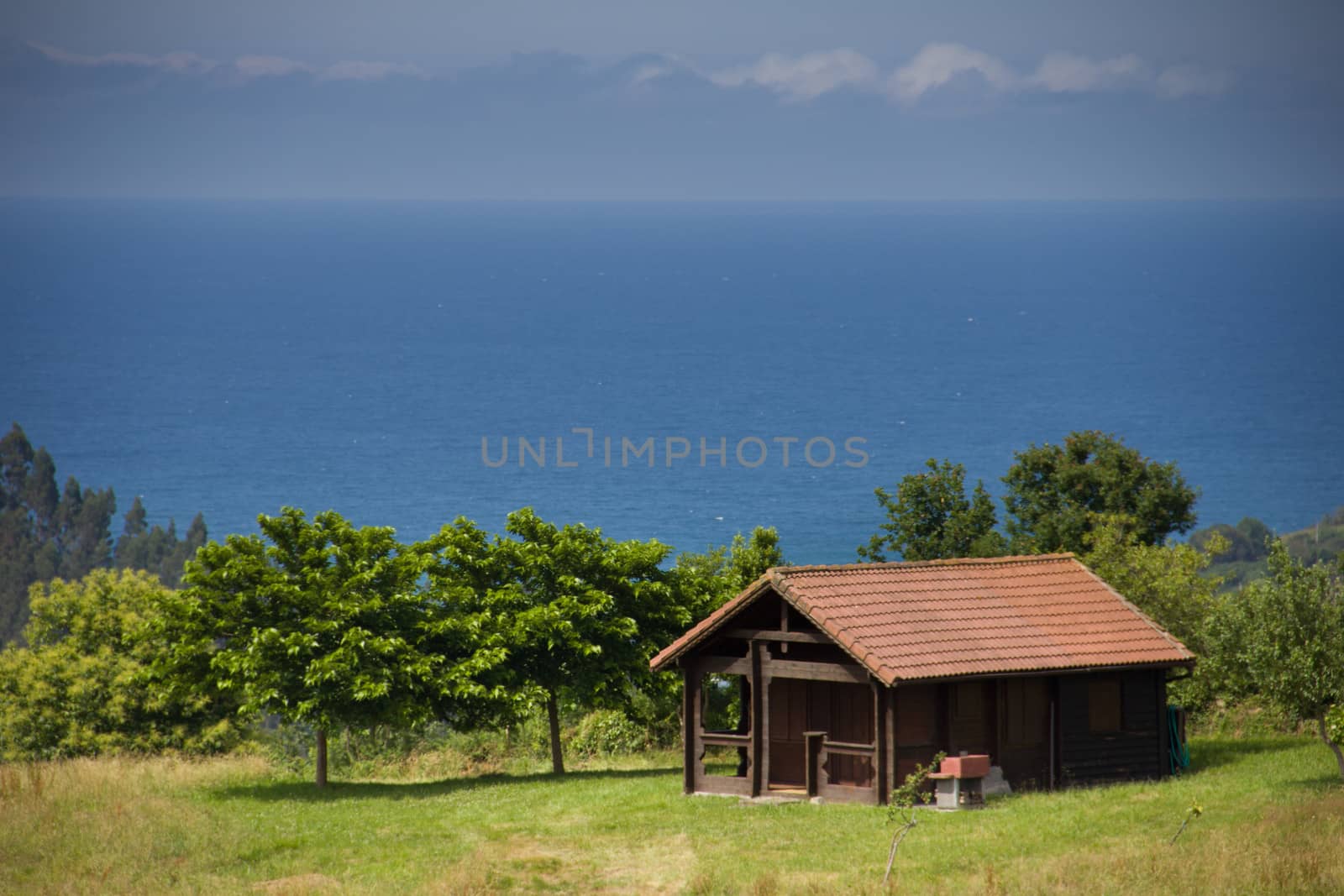 wooden house on the coast by marco_govel