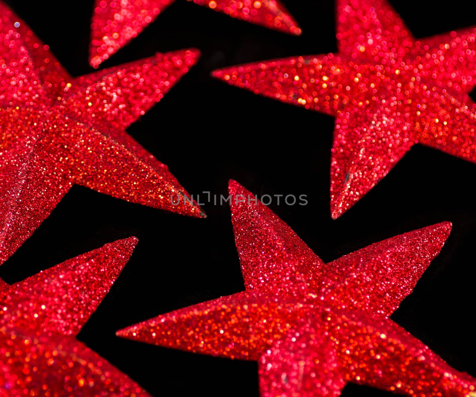 christmas composition with stars