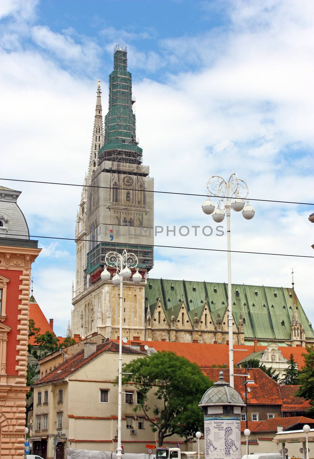 Cathedral of Assumption of the Blessed Virgin Mary in Zagreb, Croatia