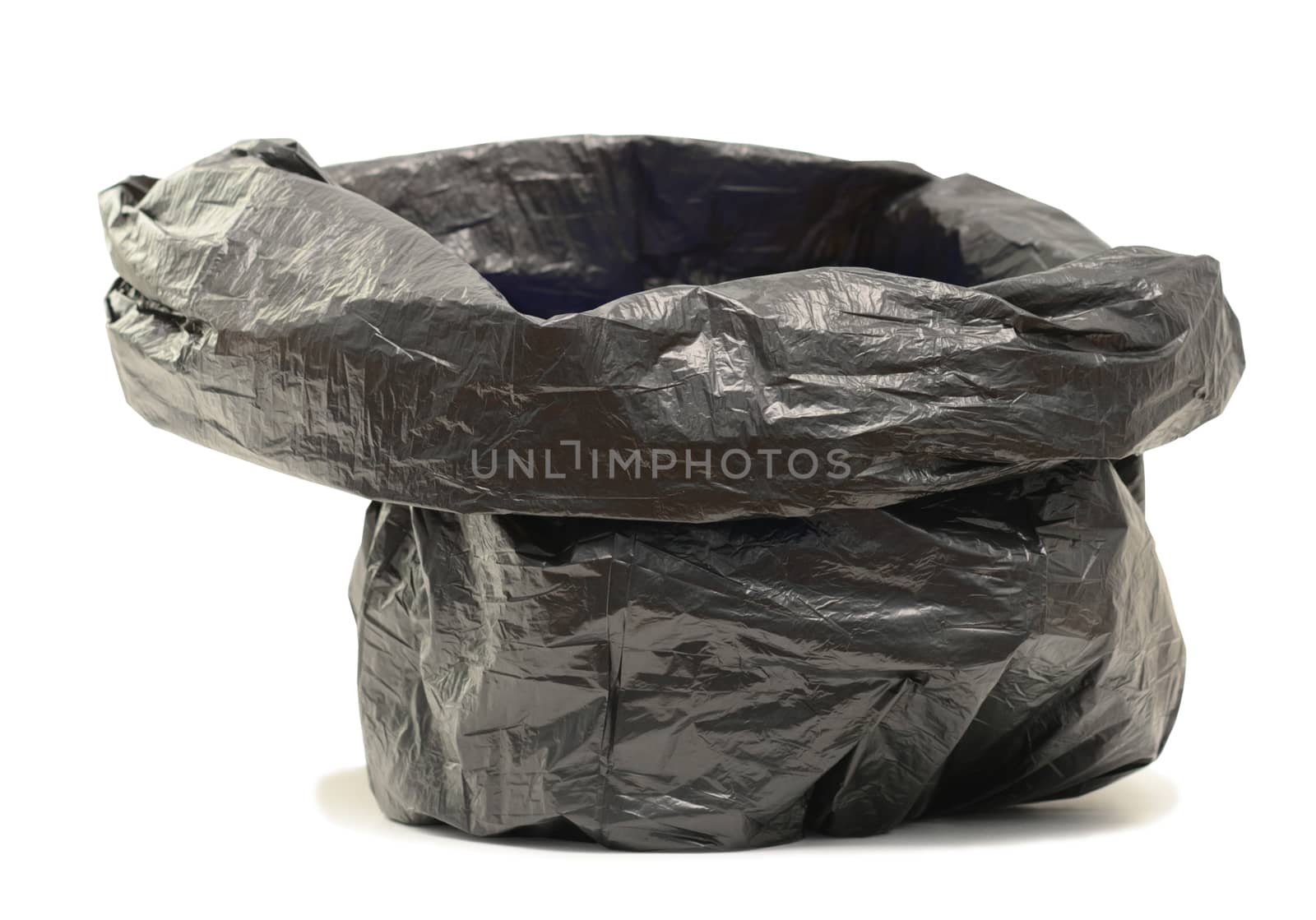 garbage bag on a white background