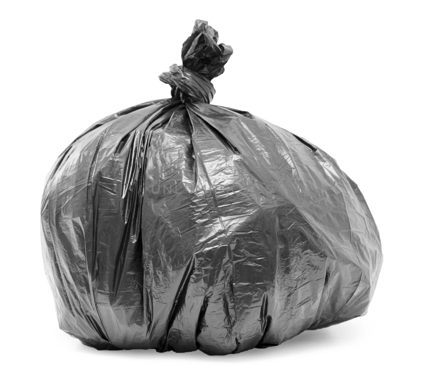 garbage bag isolated on white background