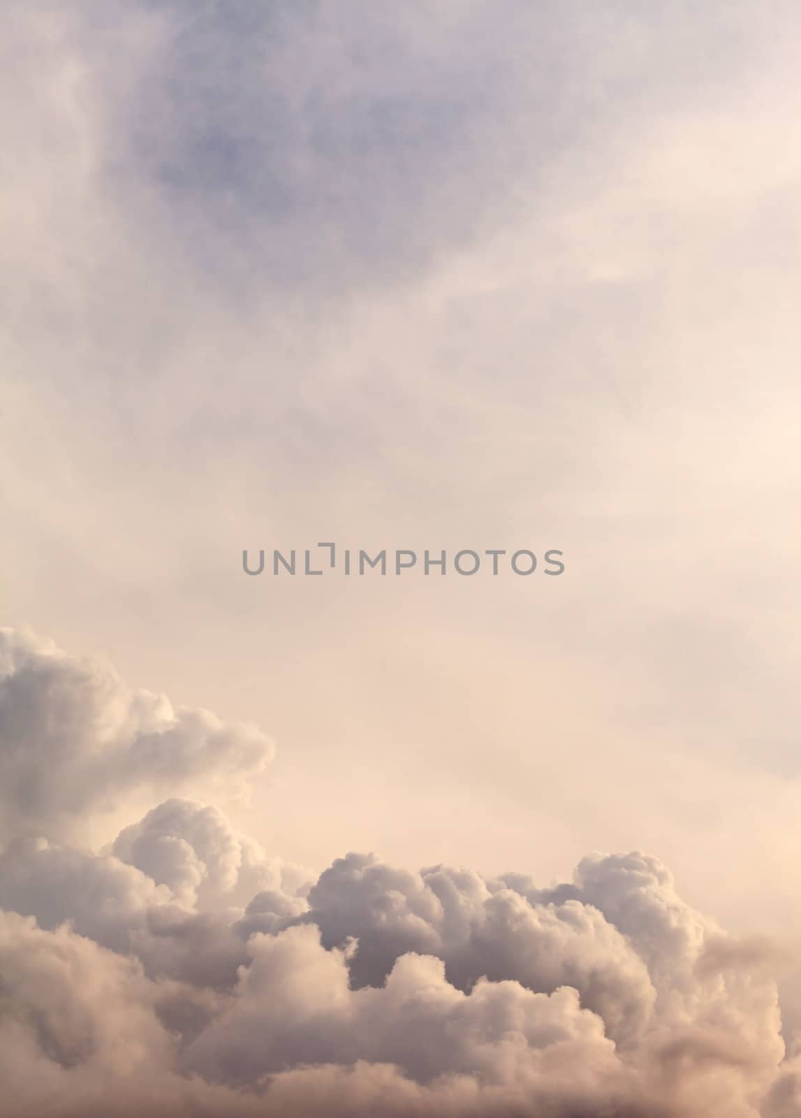 white clouds by shebeko