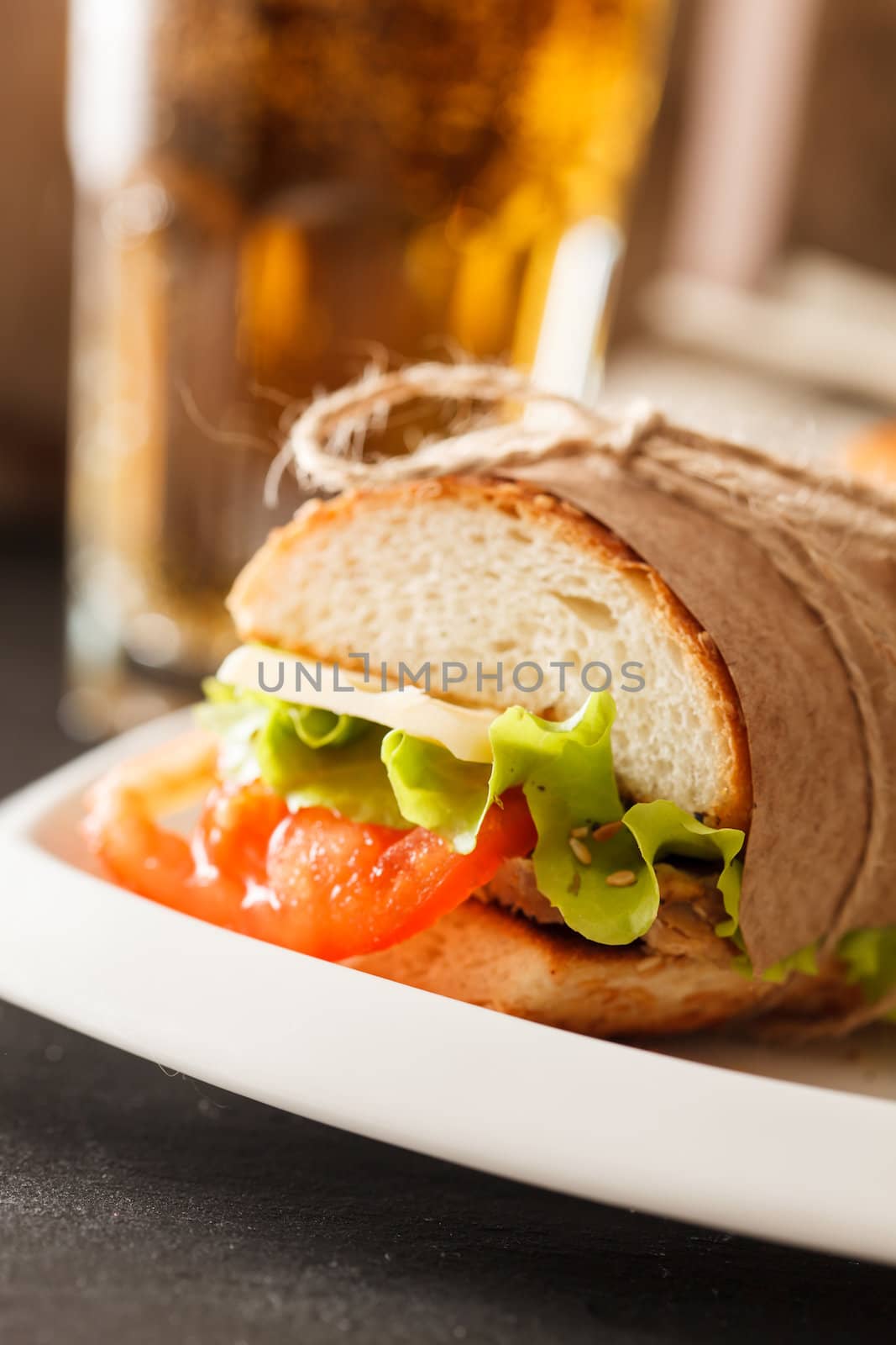 Fresh and tasty sandwich by shebeko