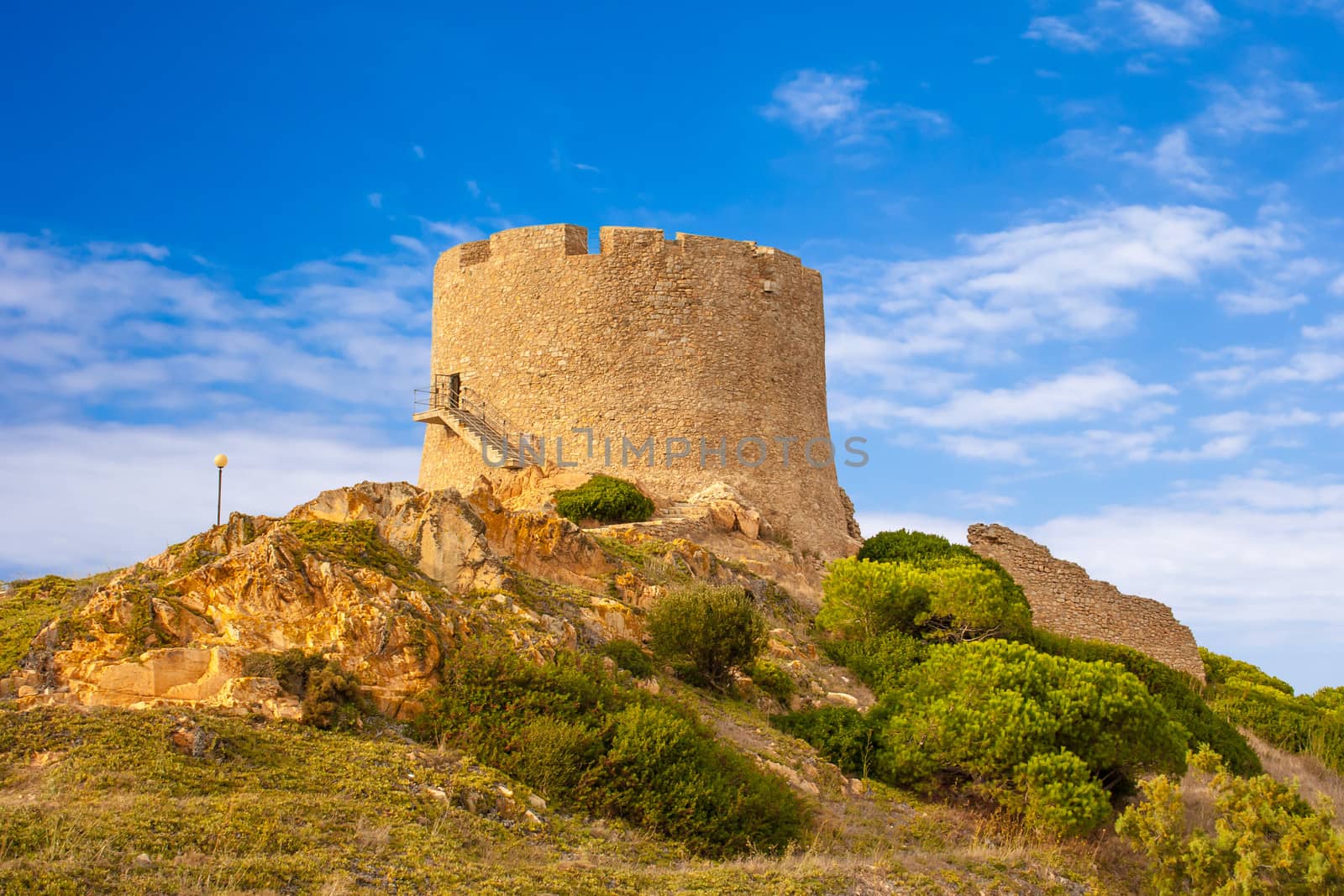 The landmark of the town Santa Teresa di Gallura, Sardinia, Italy