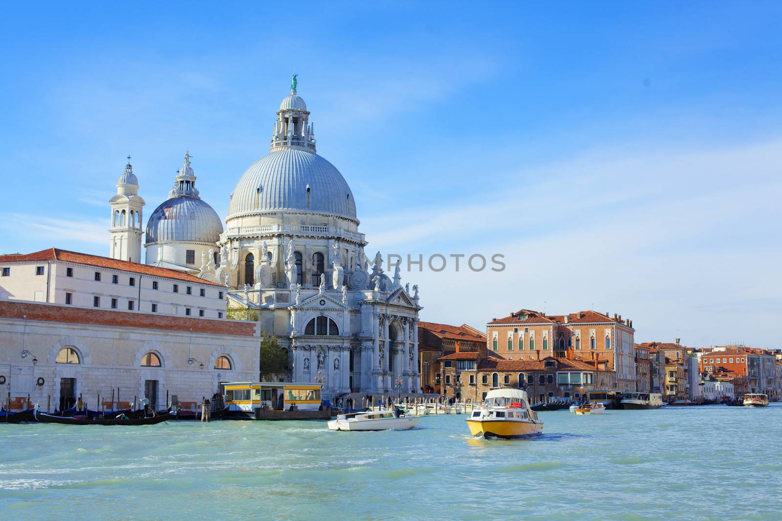Grand Canal and Basilica Santa Maria della Salute by maxoliki