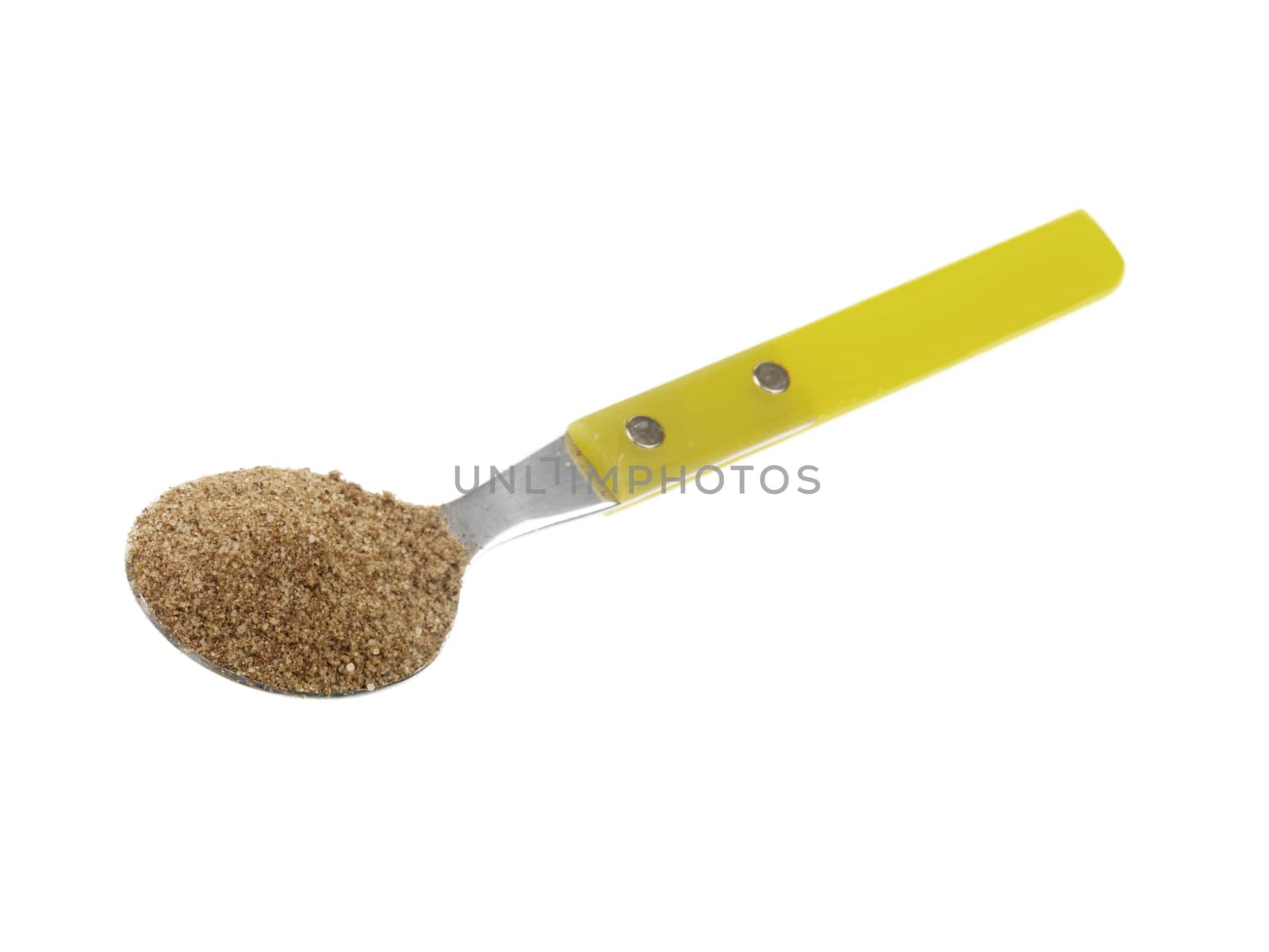 Spoonful of Chinese Five Spice Isolated White Background